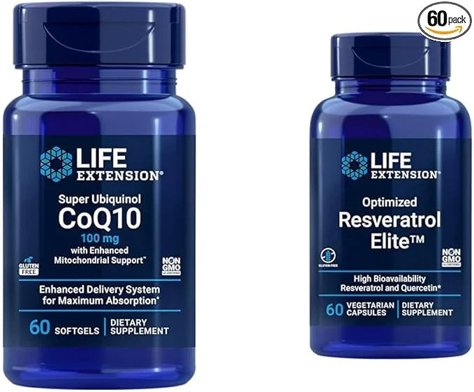 Life Extension Super Ubiquinol CoQ10 60 60 Vegetarian