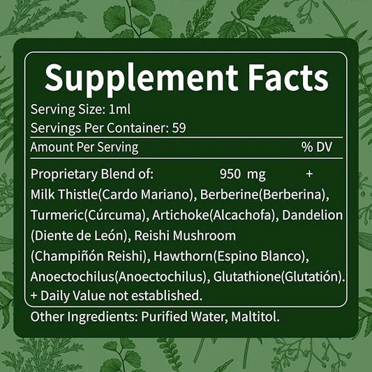 All Natural Supplement –Milk Thistle Artichoke 2oz
