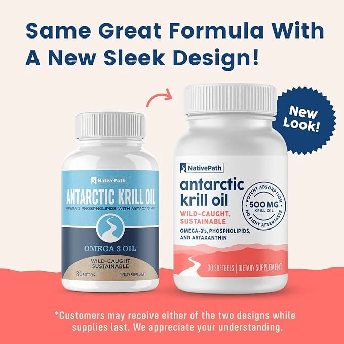 NativePath: Antarctic Krill Oil Omega-3 Fatty 90-Day Supply
