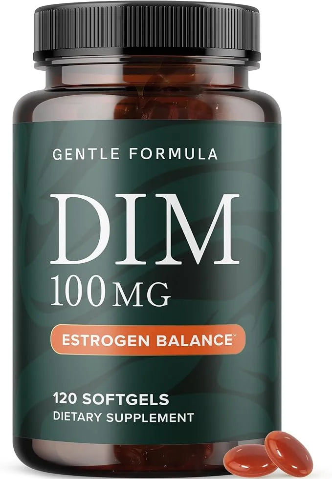 DIM Supplement 100 mg | Estrogen Balance for Women & Men | Diindolylmethane for Hormone Balance, Hormonal Acne, Menopause ...