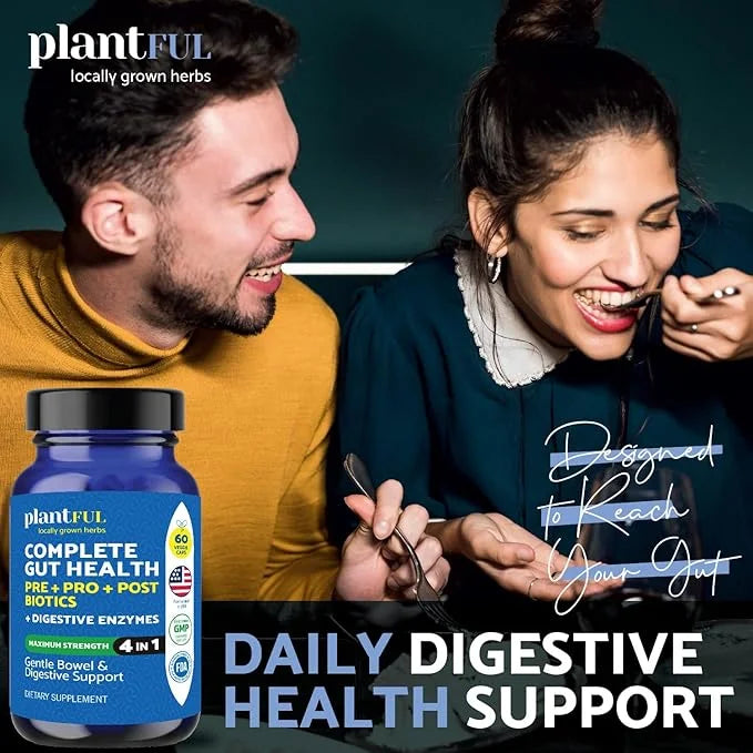 4-in-1 Pre Post Probiotics & Digestive Enzymes 60 Non
