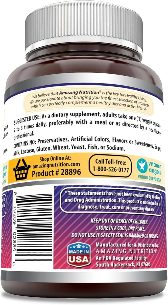 Amazing Formulas Elderberry 500mg 120 Veggie