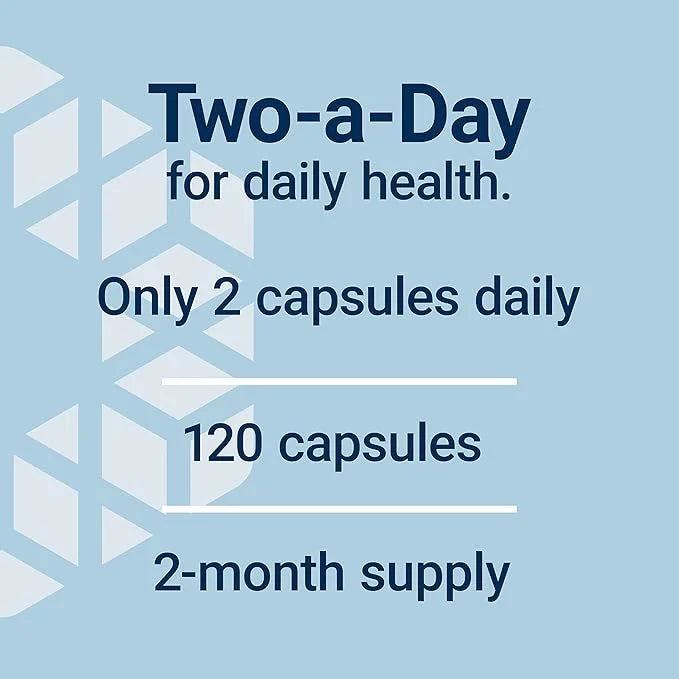 Life Extension Two-Per-Day Multivitamin, Vitamins B, 25 Vitamins, 120 Capsules