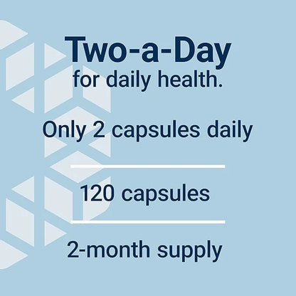 Life Extension Two-Per-Day Multivitamin, Vitamins B, 25 Vitamins, 120 Capsules
