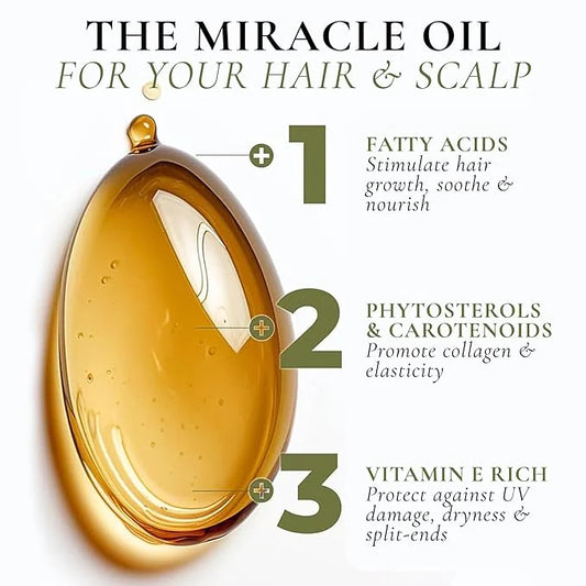 100% COLD-PRESSED (Unscented) Batana Oil - Thicker, Fuller Hair! Fights Thinning & Promotes Growth. A Hair & Scalp 'SUPERF...