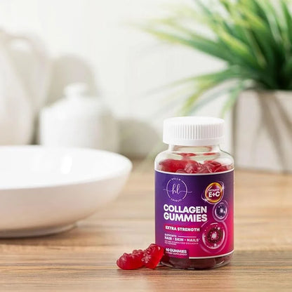 Collagen Peptides Gummies for Women & Men 60 Gummies