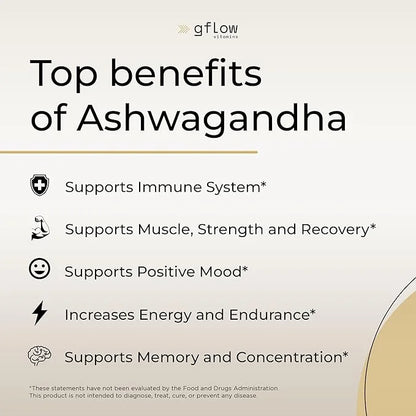 Ashwagandha Supplements - ashwagandha Powder Capsules 6000mg with