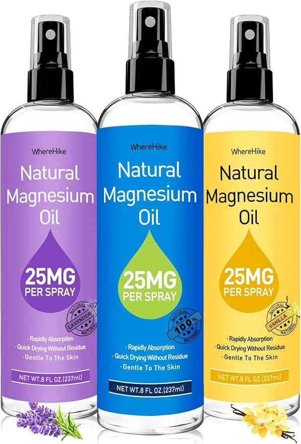 Pure Magnesium Oil Spray for Feet,Ideal Gift for Sleep & Muscle Relaxation,Better Sleep,Rapid Absorption,Quick Drying With...