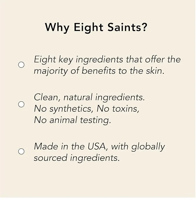Eight Saints High Society Botanical Face Oil, Natural and Organic Anti Aging Facial Oil with Jojoba Oil, Vitamin E Oil, Ma...