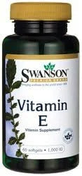Swanson Vitamin E 1000 Iu 1000 (450 Milligrams) 60 Sgels