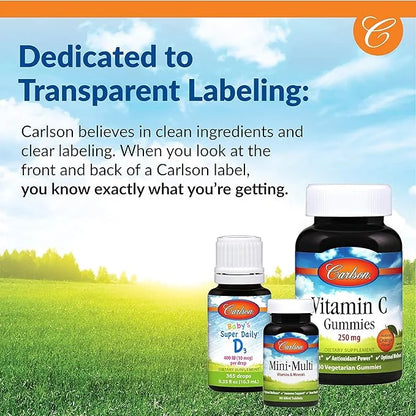 Carlson - Vitamin A, 15000 IU (4500 mcg 120 Softgels