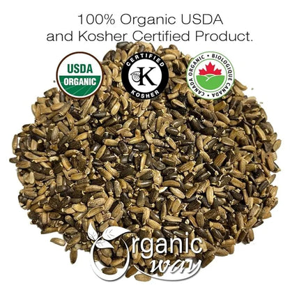 Organic Way Whole Milk Thistle Seeds (4 Ounce 1)