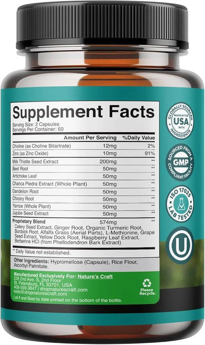 Liver Cleanse and Detox & Repair Formula 120 Count