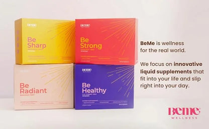 Be Sharp Liquid Omega 3 Brain Supplement 3, Turmeric 3-30 Day
