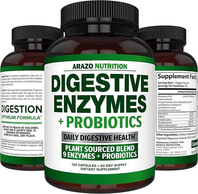Digestive Enzymes with Probiotics 120 Pills