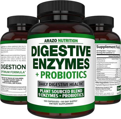Digestive Enzymes with Probiotics 120 Pills