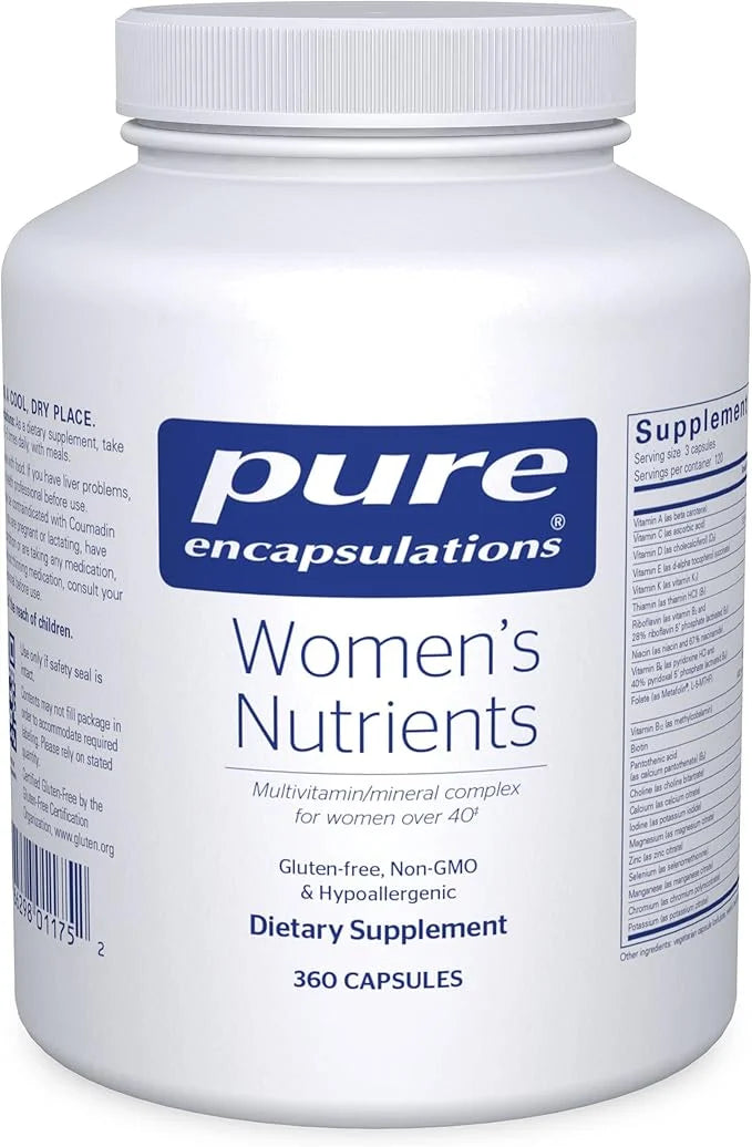 Pure Encapsulations Women's Nutrients 40 to 360 Capsules
