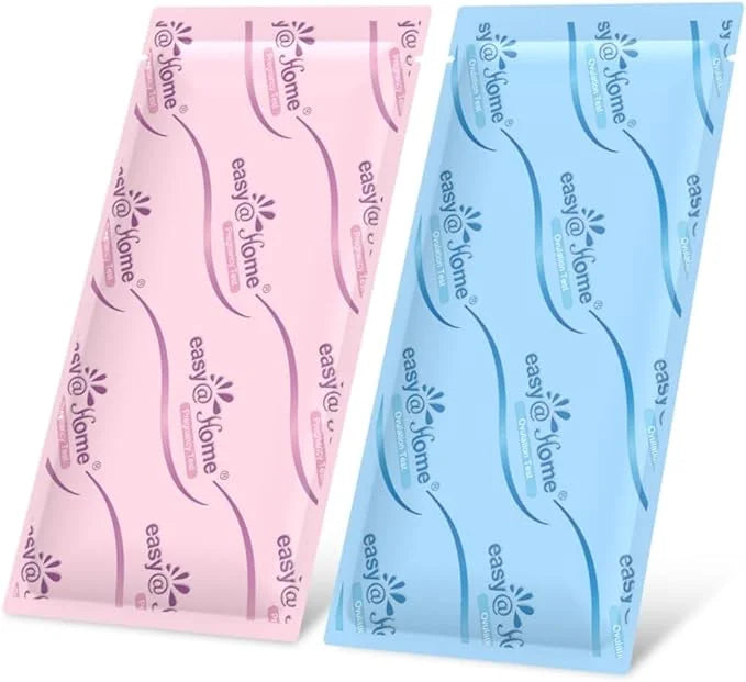 Easy@Home Ovulation & Pregnancy Test Strips 40 Ovulation 10 Pregnancy 40LH + 10HCG + 50 Urine