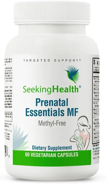 Seeking Health Prenatal Essentials MF B6, Zinc B12-60 Capsules
