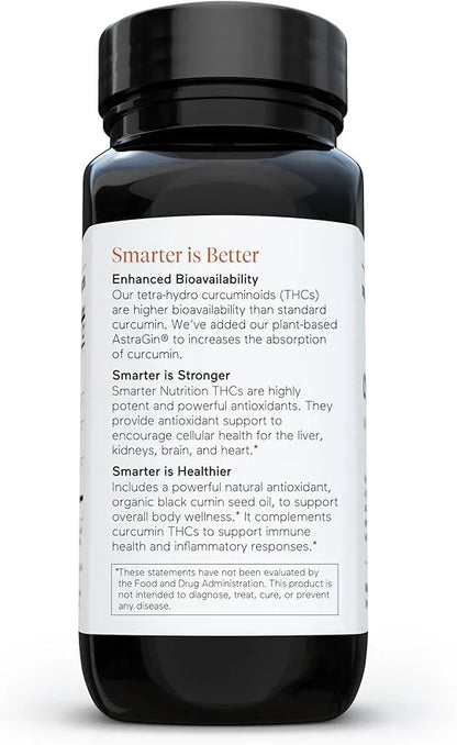 Smarter Nutrition Curcumin Softgels 95% Tetrahydrocurcuminoids (60 Count 1)