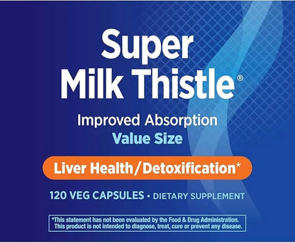 Nature's Way Super Milk Thistle 120 Capsules 2)