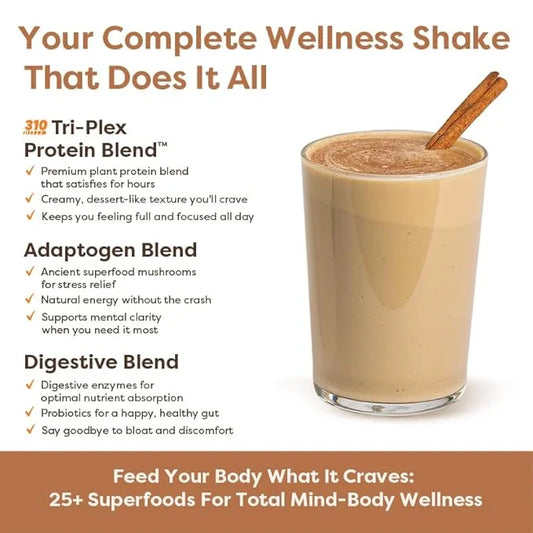 310 Nutrition Meal Replacement Shake - Fiber-Rich Vegan Superfood Blend - Low Carb, Keto & Paleo Friendly, Gluten-Free, 26...