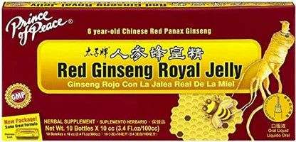 Prince of Peace Red Ginseng Royal 10 Bottles, 0.34 fl.