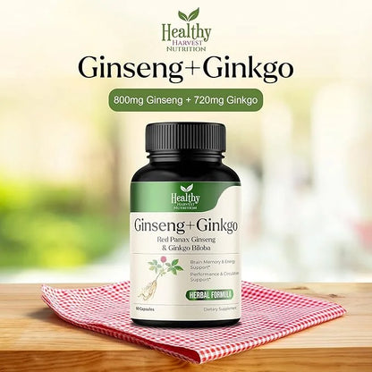 Ginkgo Biloba & Ginseng 60 Capsules