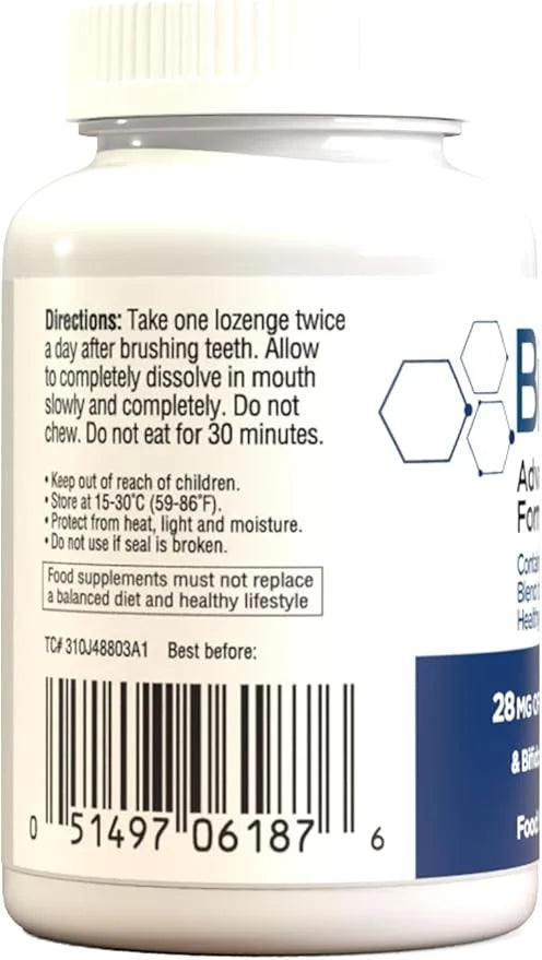 Oral Probiotic K12 & BL-04 for Sinus, Tonsil Stones, Bad Breath, Post Nasal Drip, Throat & Mouth. Improve Upper Respirator...