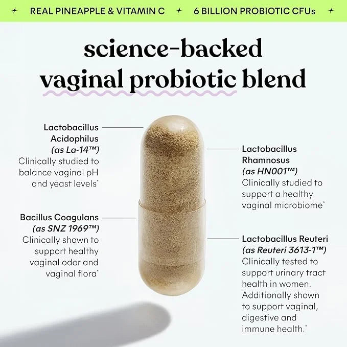 Lemme Purr Vaginal Probiotics for Women 60 Veggie