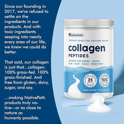 NativePath Collagen Peptides Protein 1 & 3 Collagen 8.8 oz (25 Servings)