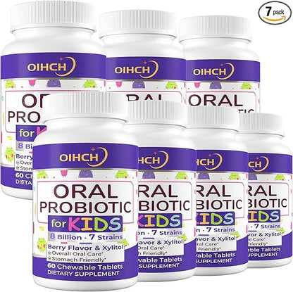Kids' Advanced Oral Probiotics Chewables, Oral K12 M18- M18- Complete 420 Tablets, 8 Billion