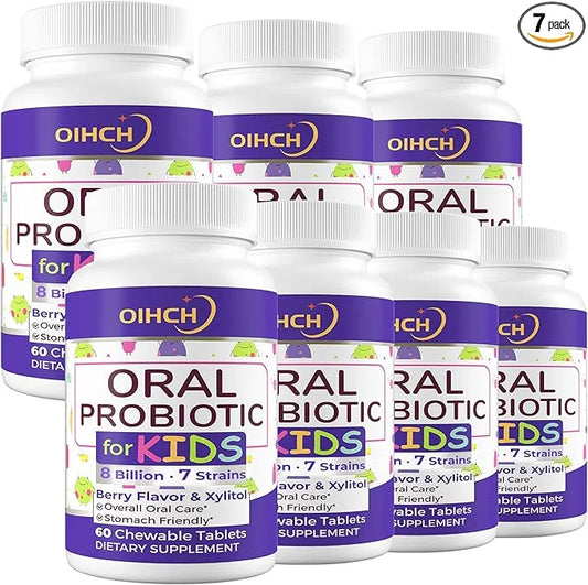 Kids' Advanced Oral Probiotics Chewables, Oral K12 M18- M18- Complete 420 Tablets, 8 Billion
