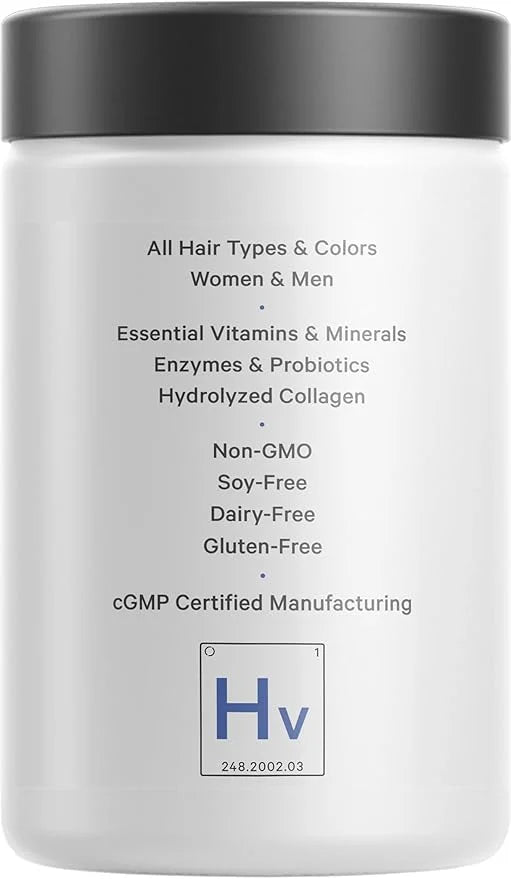 Codeage Hair Vitamins 10000 mcg Biotin, Keratin, Collagen, Vitamin A, B12, C, D3, E, Zinc, Turmeric, Probiotics, Enzymes, ...