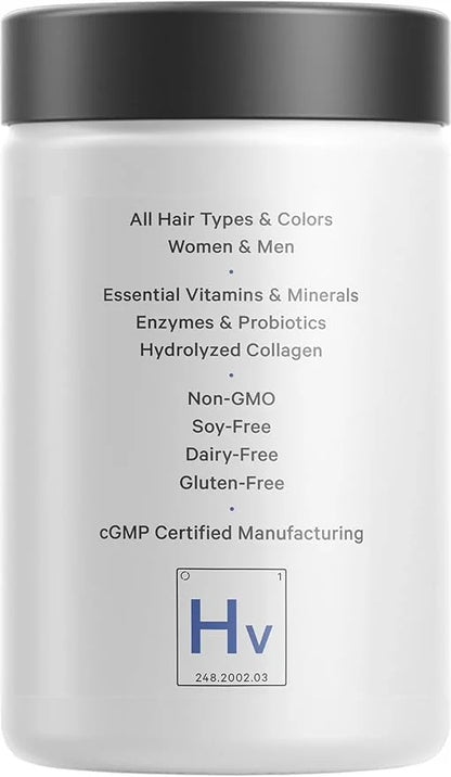 Codeage Hair Vitamins 10000 mcg Biotin, Keratin, Collagen, Vitamin A, B12, C, D3, E, Zinc, Turmeric, Probiotics, Enzymes, ...