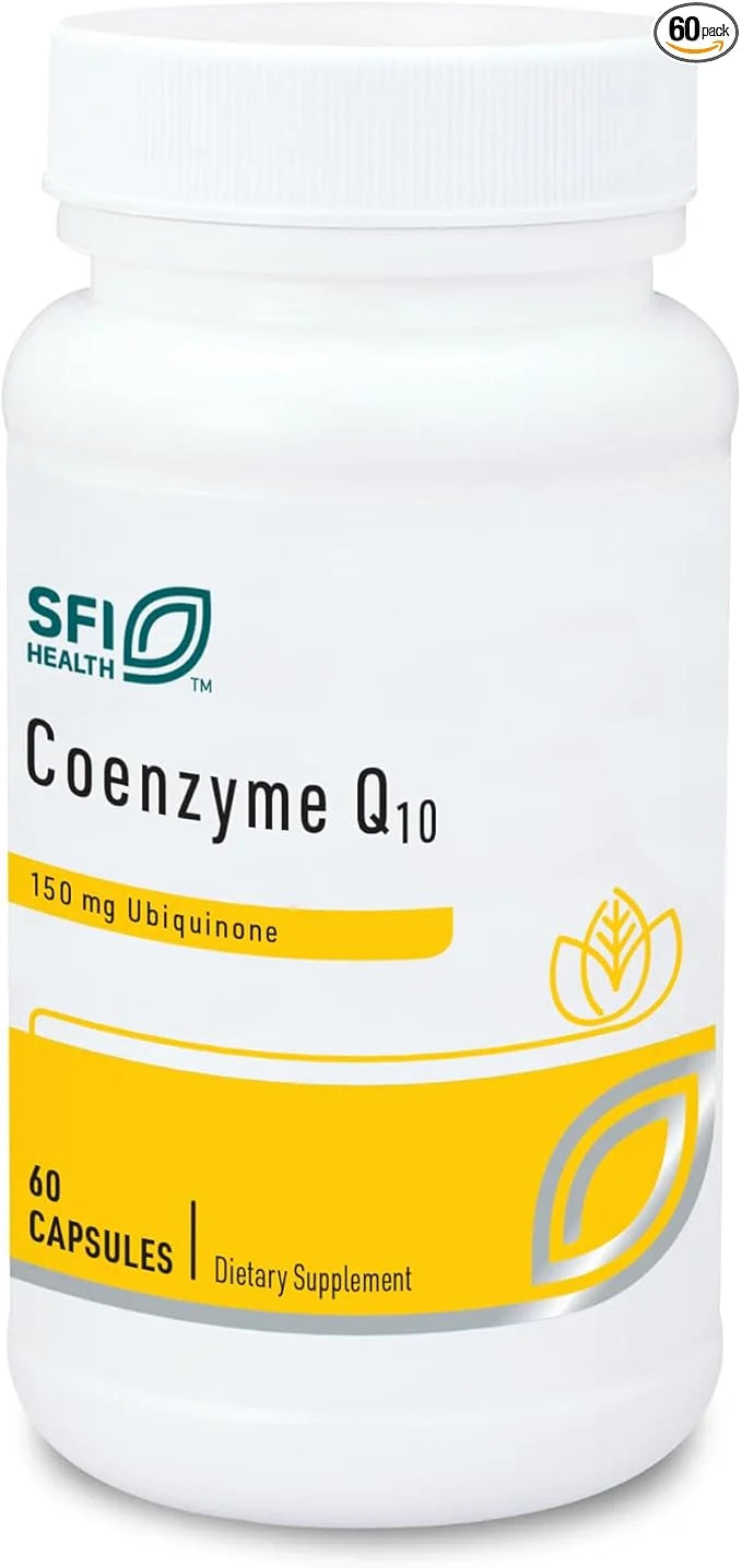 Klaire Labs Coenzyme Q10-150 Milligrams CoQ10 (60 Capsules)