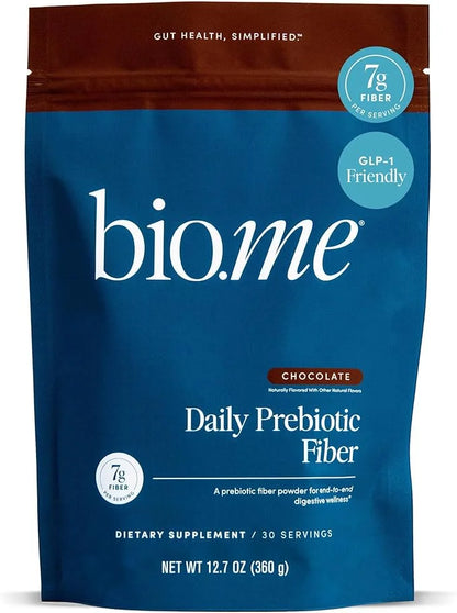 Daily Prebiotic Fiber Chocolate-Fiber Supplement Powder for Digestive Health & Gut Health - Fiber Powder Prebiotics, Non-G...