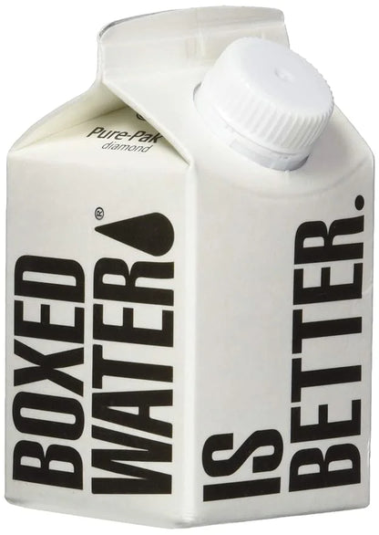 Boxed Water 8.5 oz. (Single Unit) – Purified Drinking Water in 92% Plant-Based Boxes, 100% Recyclable, BPA-Free, Refillabl...