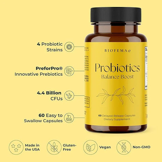 Balance Boost Women Probiotics 60 Delayed-Release DE111® - 4.4 BLN