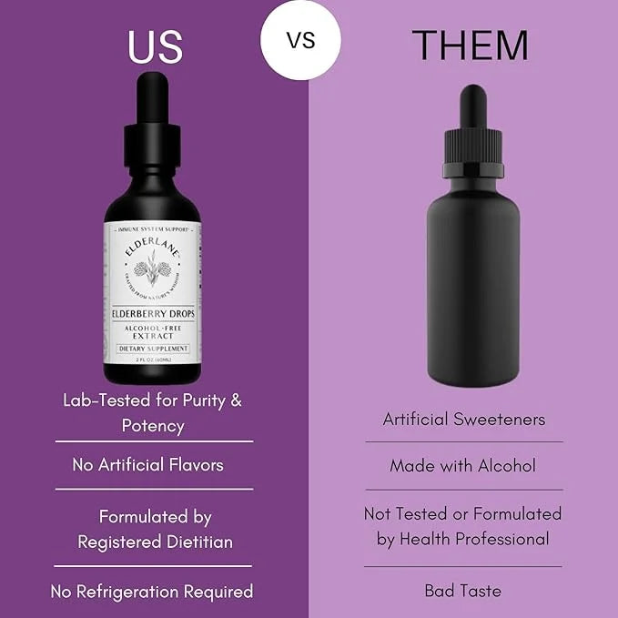 Elderberry Drops for Immune Support