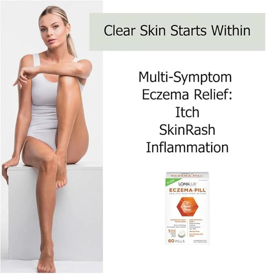 Eczema Pill – Natural Eczema Treatment – Dermatologist Developed – 7 All Natural Minerals Clear & Prevent Eczema Scaling, ...