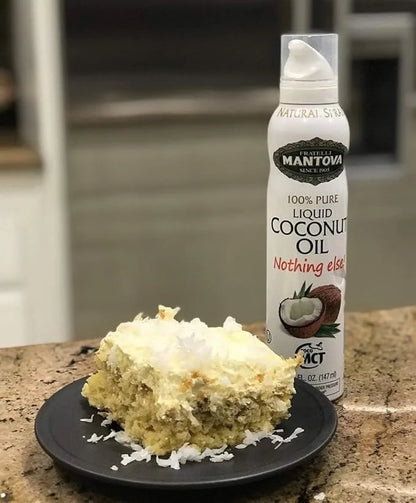 Mantova Coconut Oil Spray, 100% Pure Cooking Oil, Ideal for Healthy Keto Snacks, Baking, Grilling, and Seasoning - Versati...