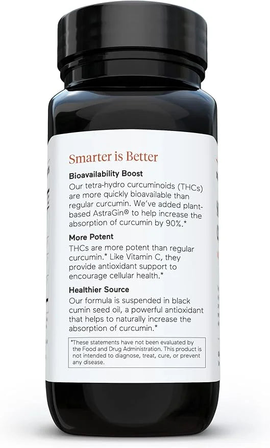 Smarter Nutrition Curcumin Softgels 95% Tetrahydrocurcuminoids (60 Count 6)