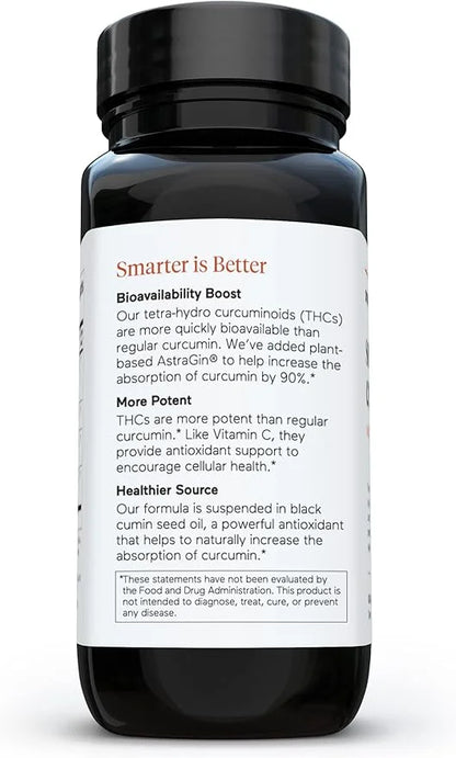 Smarter Nutrition Curcumin Softgels 95% Tetrahydrocurcuminoids (60 Count 6)