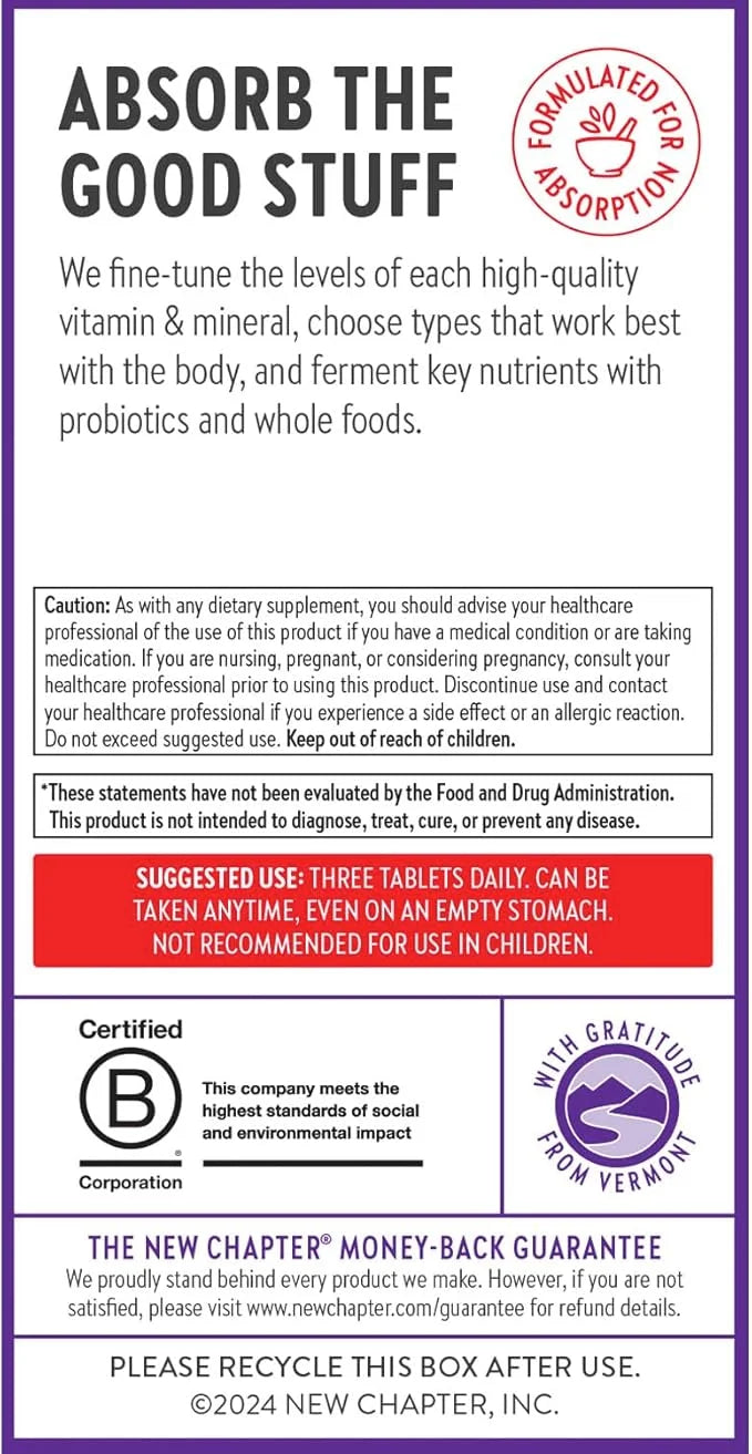 New Chapter Energy Supplement D3 + 96 ct