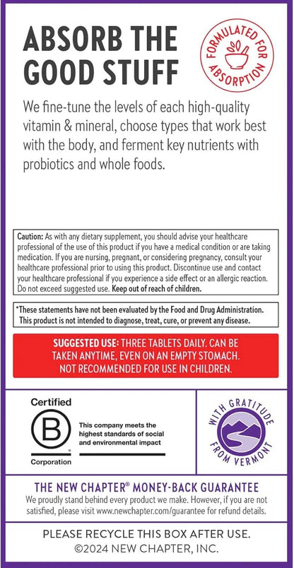 New Chapter Energy Supplement D3 + 96 ct