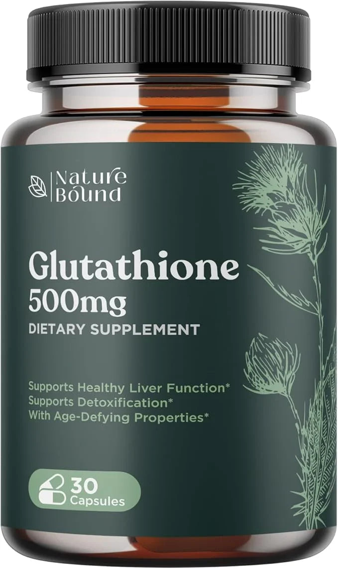 Pure Glutathione Supplement 500 mg GSH 30 Veg