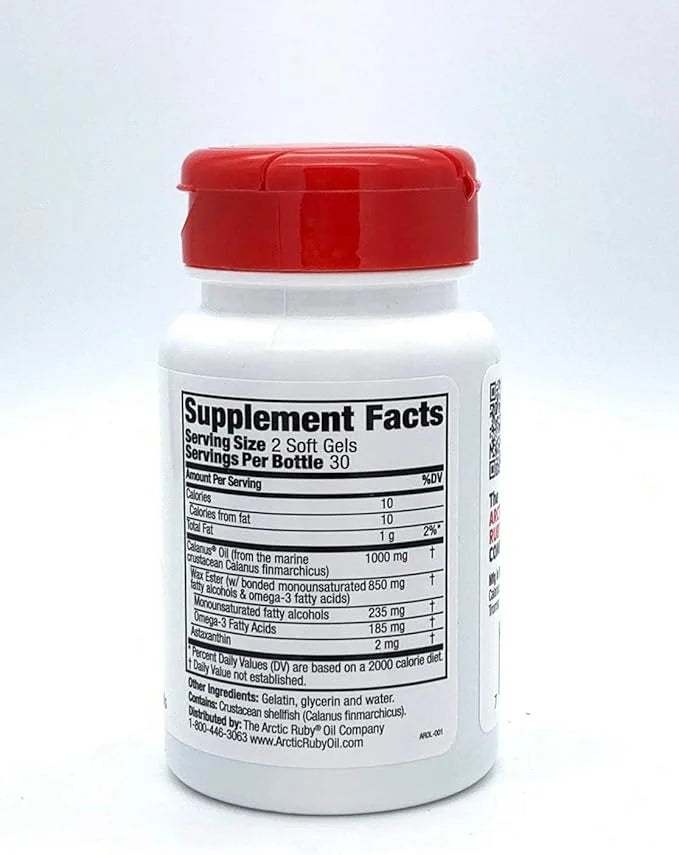 Arctic Ruby Oil 3 Supplement 2mg - 60 Softgels (3 Pack)
