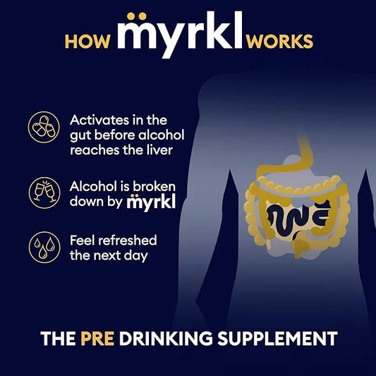 Unique Pre-Drinking Supplement for Liver Health Support, Helps Morning Energy with High-Performing Probiotic, L Cysteine &...