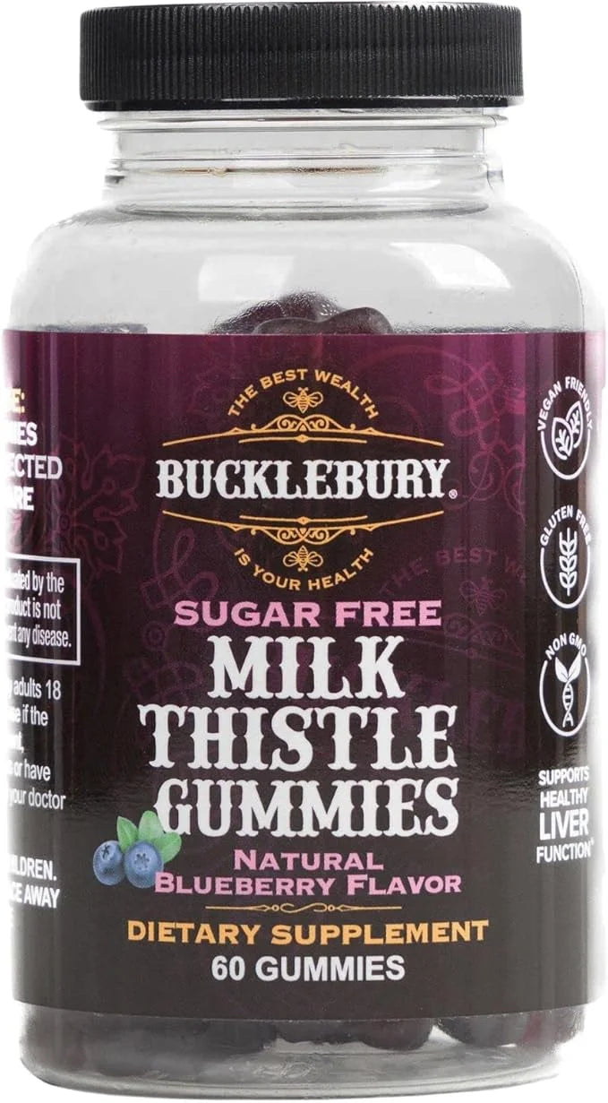 Sugar-Free Milk Thistle Gummies 1,000mg 60 Gummies